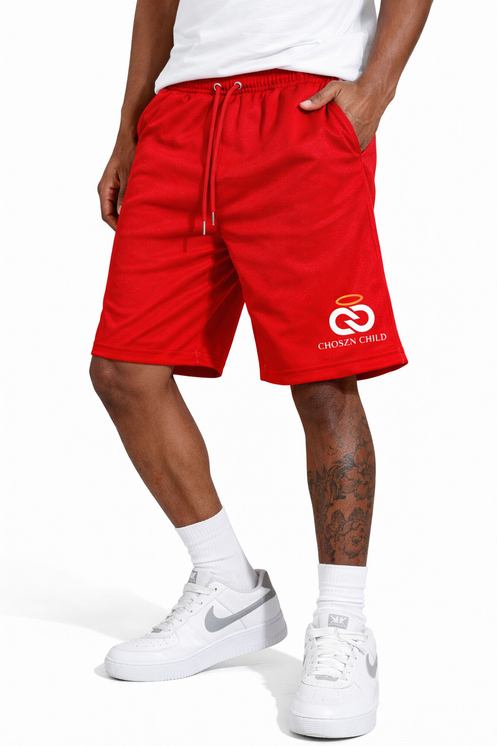 CC Red Gym Shorts