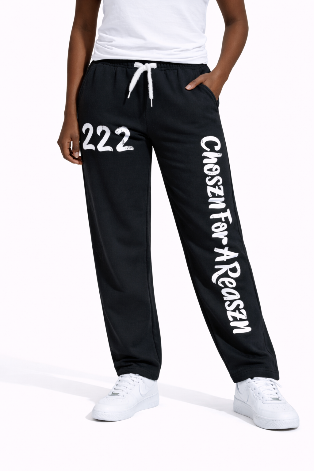 BLACK ChosznForAReaszn Sweatpants